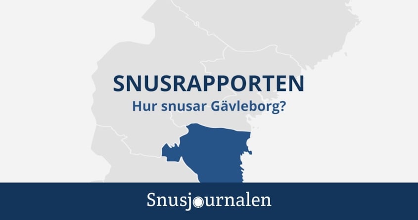 Så snusar Gävle