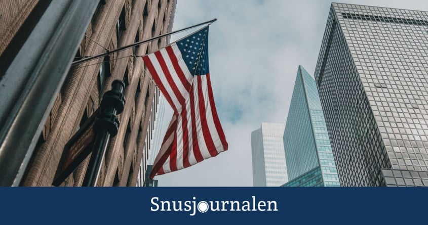 Resa med snus till USA