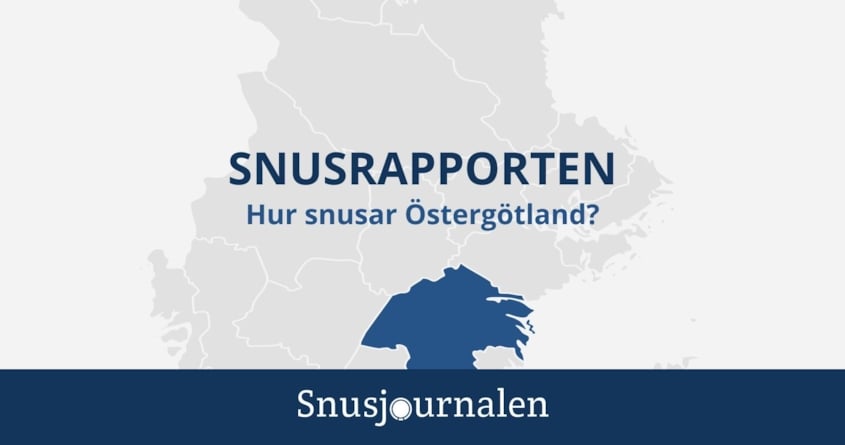 Så snusar Östergötland