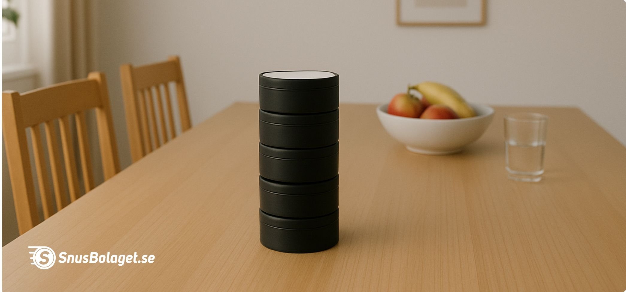 5 snusdosor om dagen