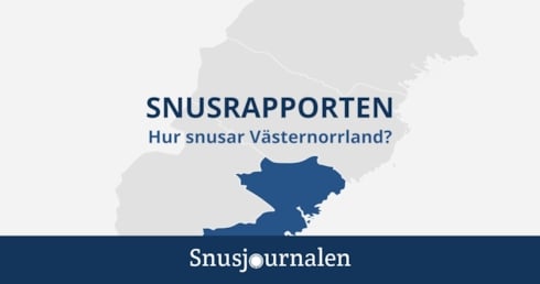 Så snusar Västernorrland - Snusrapporten 2025