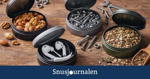 10 saker du kan göra med tomma snusdosor!