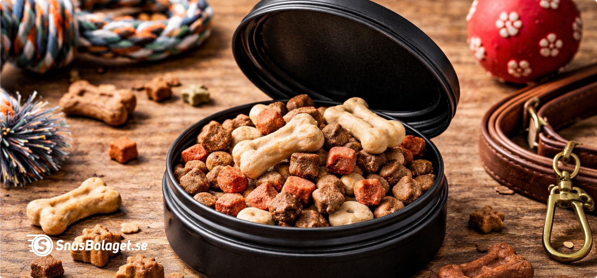 hundgodis i snusdosan