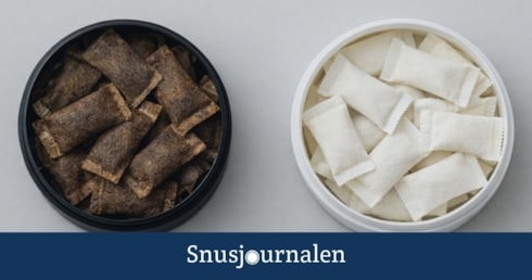 Vitt snus går om traditionellt snus