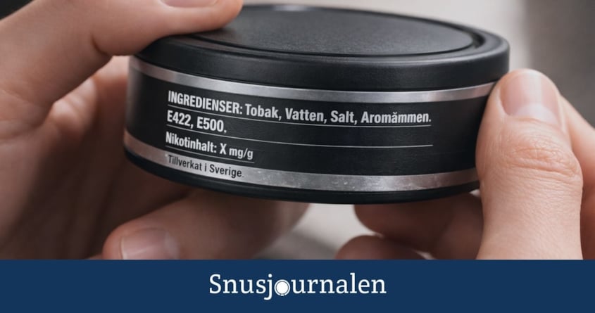 E-ämnen: Vad betyder koderna i snus och mat?