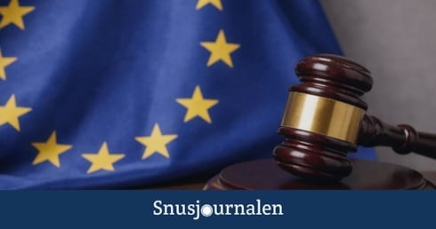 En EU-flagga i bakgrunden och nya regler som bestäms