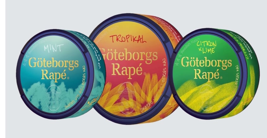 Göteborgs Rapé lanserar tre nya smaker