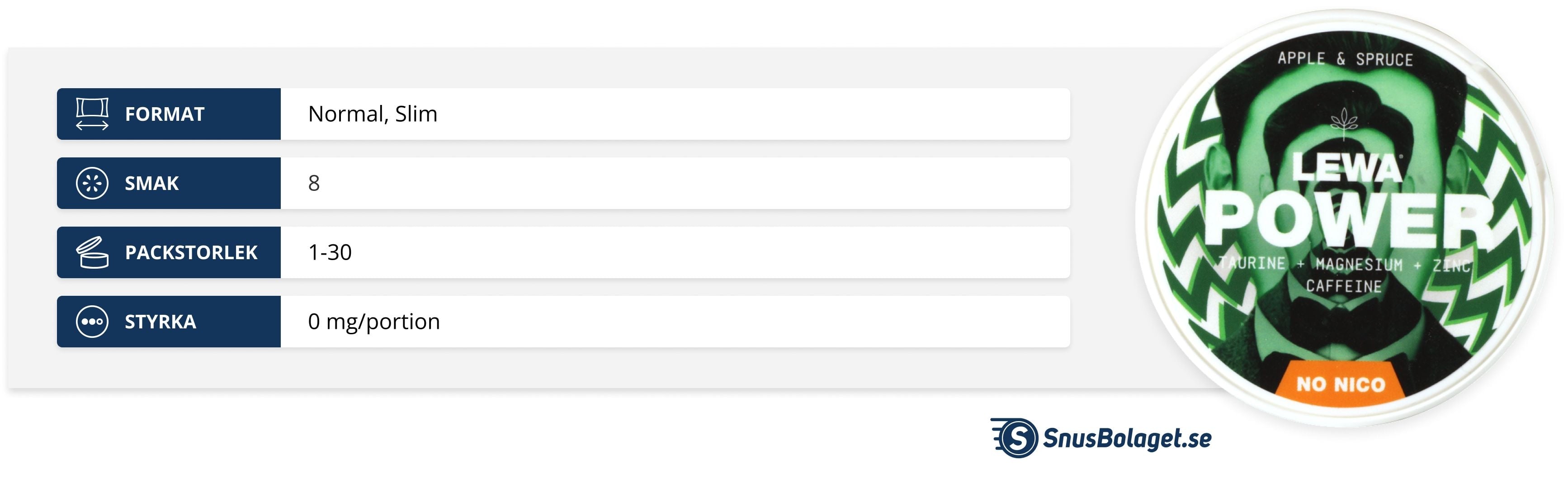 LEWA nikotinfritt snus banner