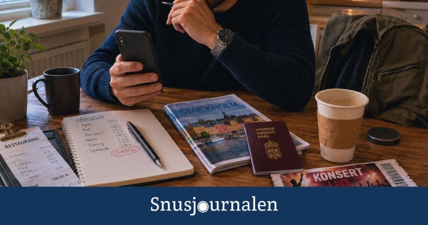 Undersökning: restauranger, krogen och utlandsresor prioriteras bort före snus