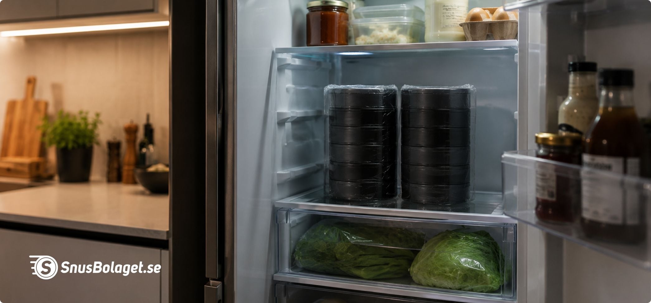 storpack snus i kylskåpet