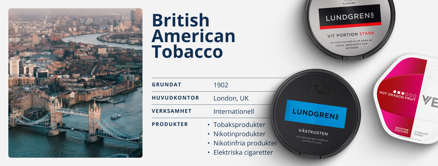 Om british american tobacco