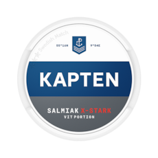 Kapten Vit Salmiak Extra Stark Portion
