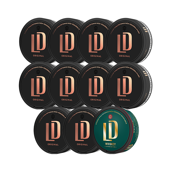 LD Mixpack 10 st Original Portion & 1 st Whiskey Original