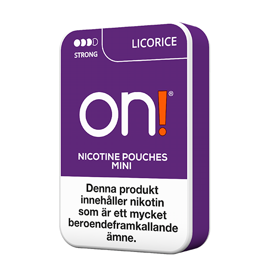 On! Licorice 6 mg Strong