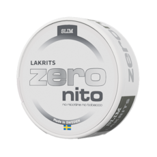Zeronito Lakrits Slim Nikotinfritt Snus