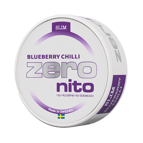Zeronito Blueberry Chilli Slim Nikotinfritt Snus