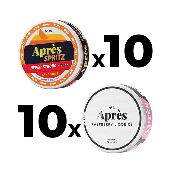 Apres Après Slim No8 & No10 Hyper Strong 2x10p Light – nikotinpåsar