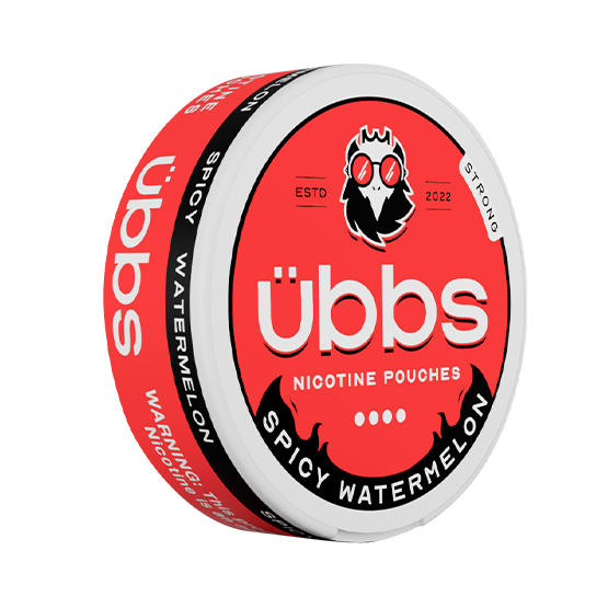 Ubbspouches Übbs Spicy Watermelon Strong Strong – nikotinpåsar