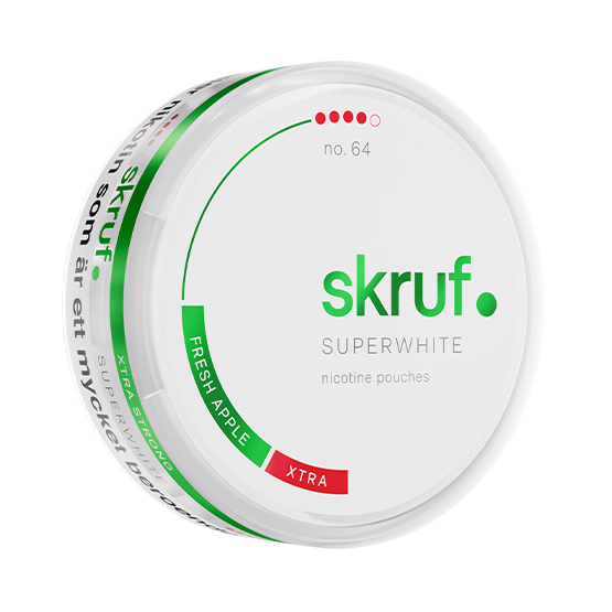 Skruf Superwhite No.64 Fresh Apple Extra Strong