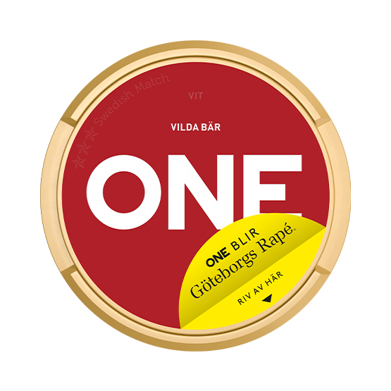 ONE Röd White Portion