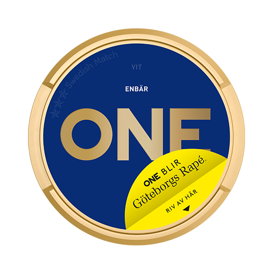ONE Blå White Portion