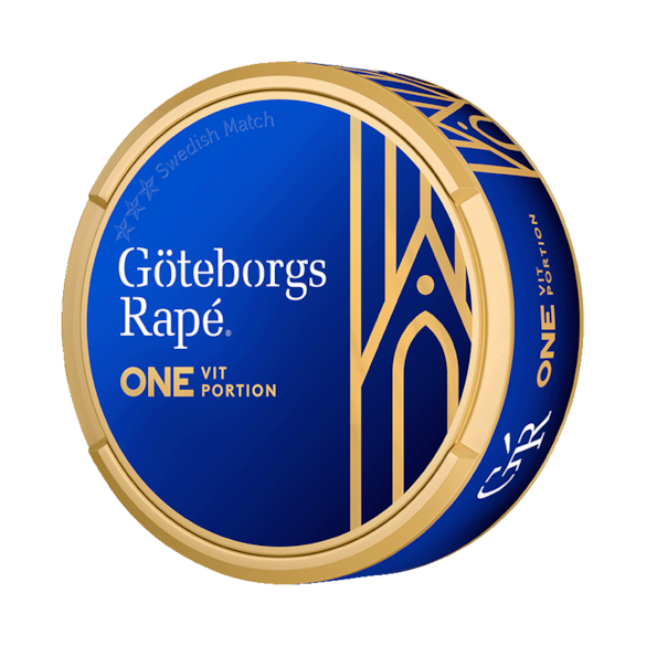 Göteborgs Rapé ONE Vit Portion