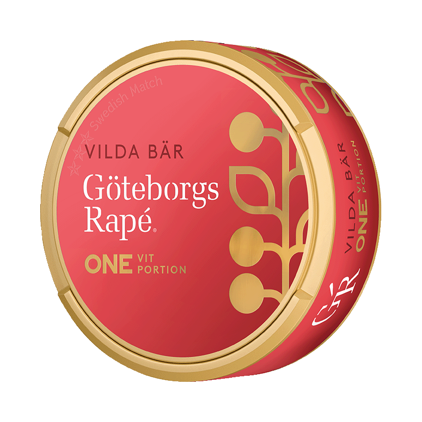 Göteborgs Rapé Göteborgs Rapé ONE Vilda Bär Vit Portion Strong - traditionellt snus