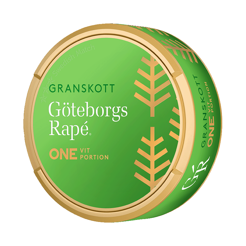 Göteborgs Rapé ONE Granskott Vit Portion - nikotinpåsar