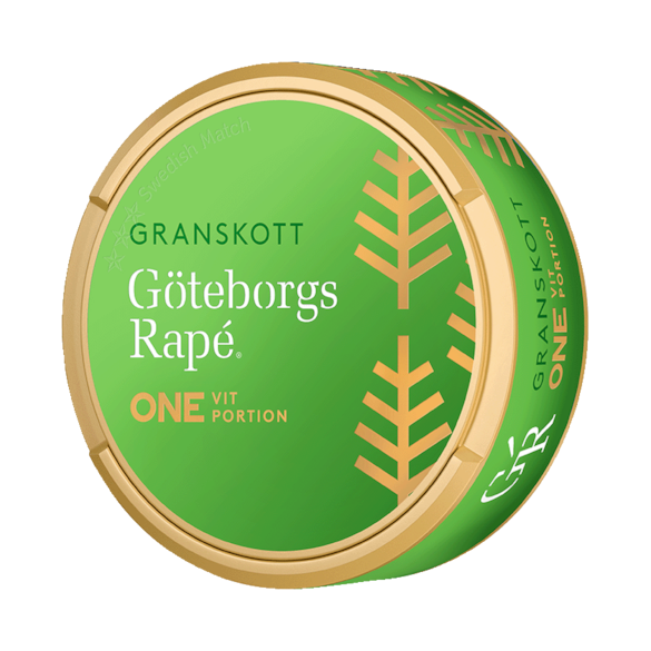 Göteborgs Rapé ONE Granskott Vit Portion