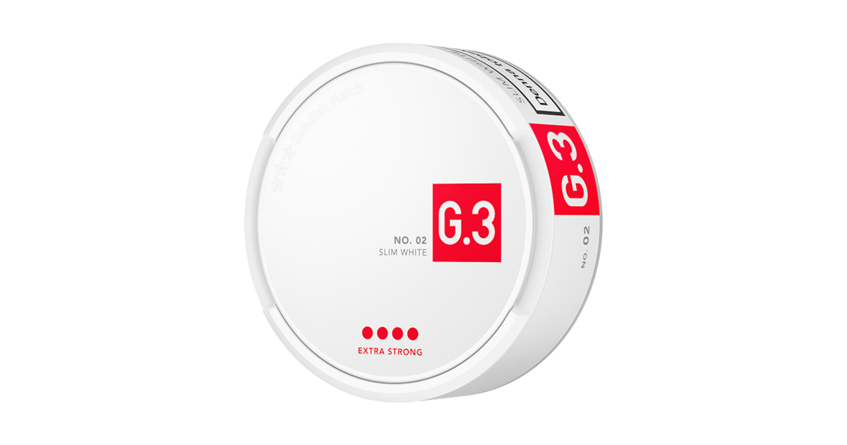 G.3 No.02 Slim White Extra Strong