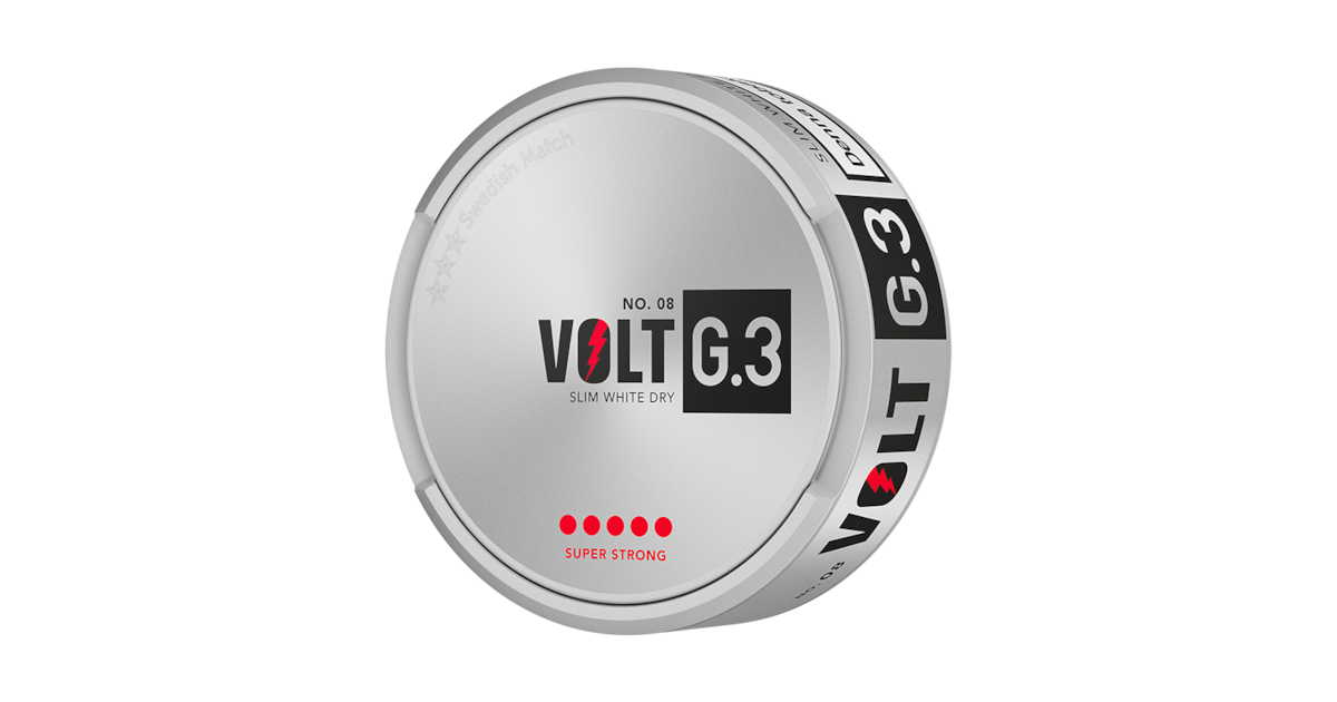 G.3 No.08 VOLT Slim White Dry Super Strong