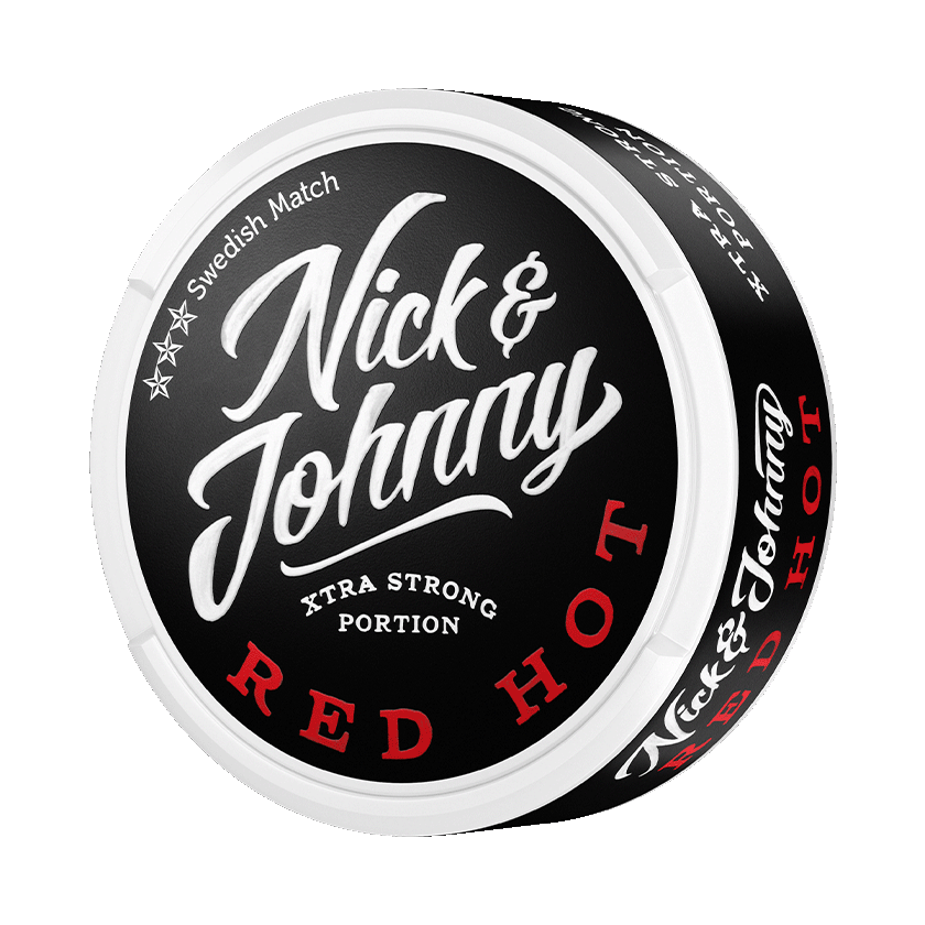 Nickjohnny Nick & Johnny No.3 Red Hot Extra Strong Extra Strong - snus