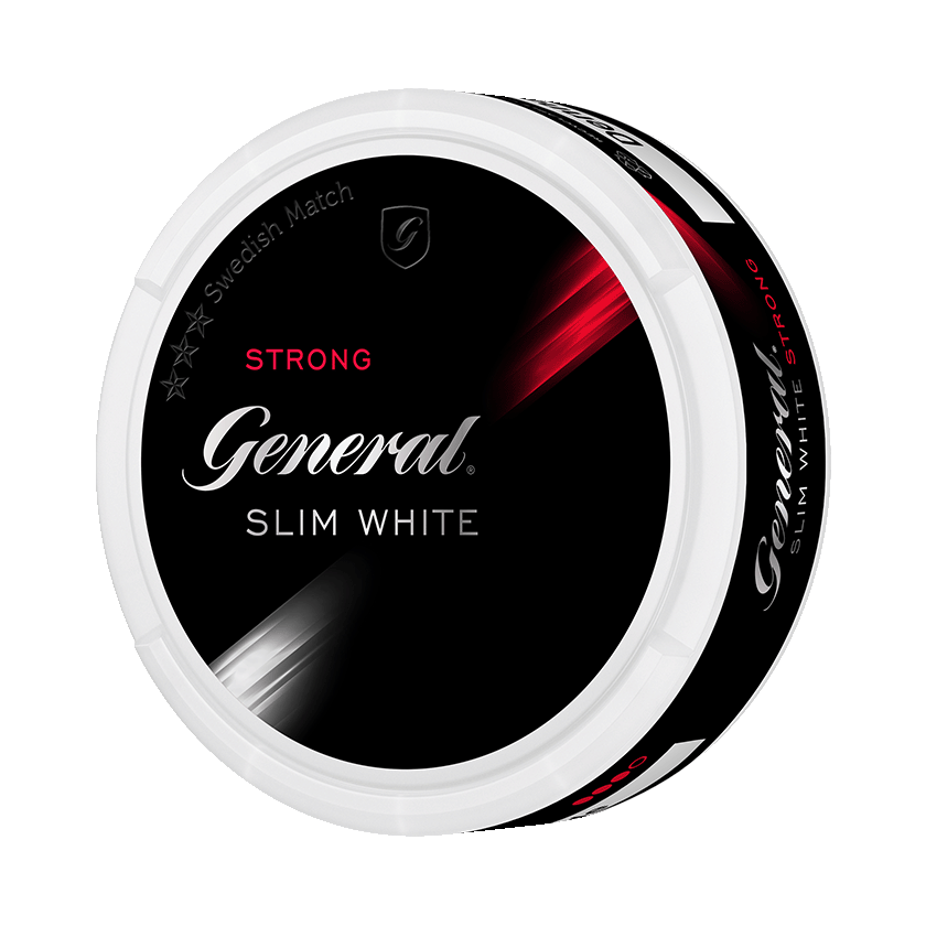 General General Slim White Strong Strong - traditionellt snus