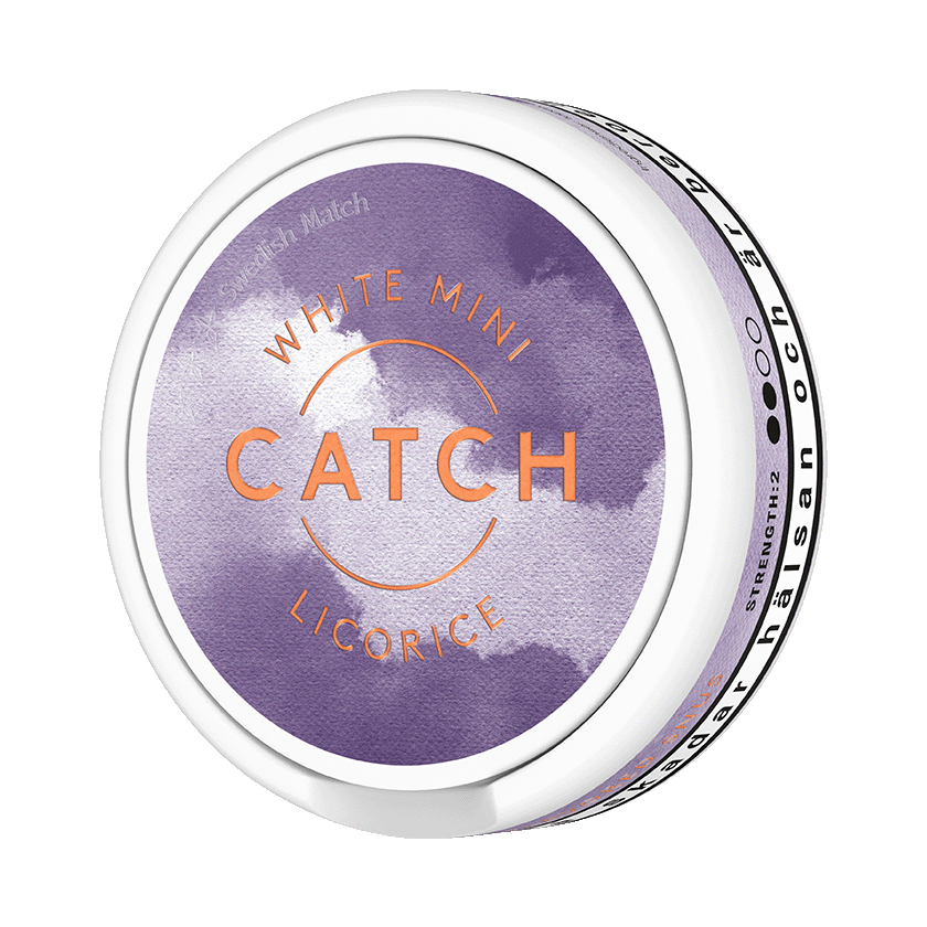 Catch Licorice White Mini - nikotinpåsar