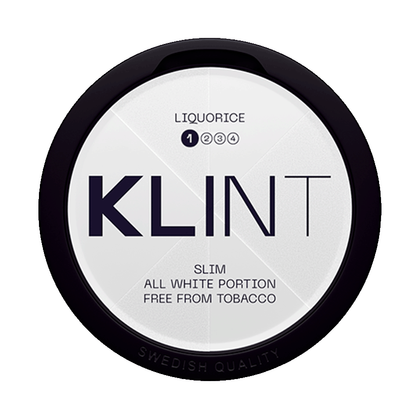 Klint Liquorice Slim S1 - nikotinpåsar