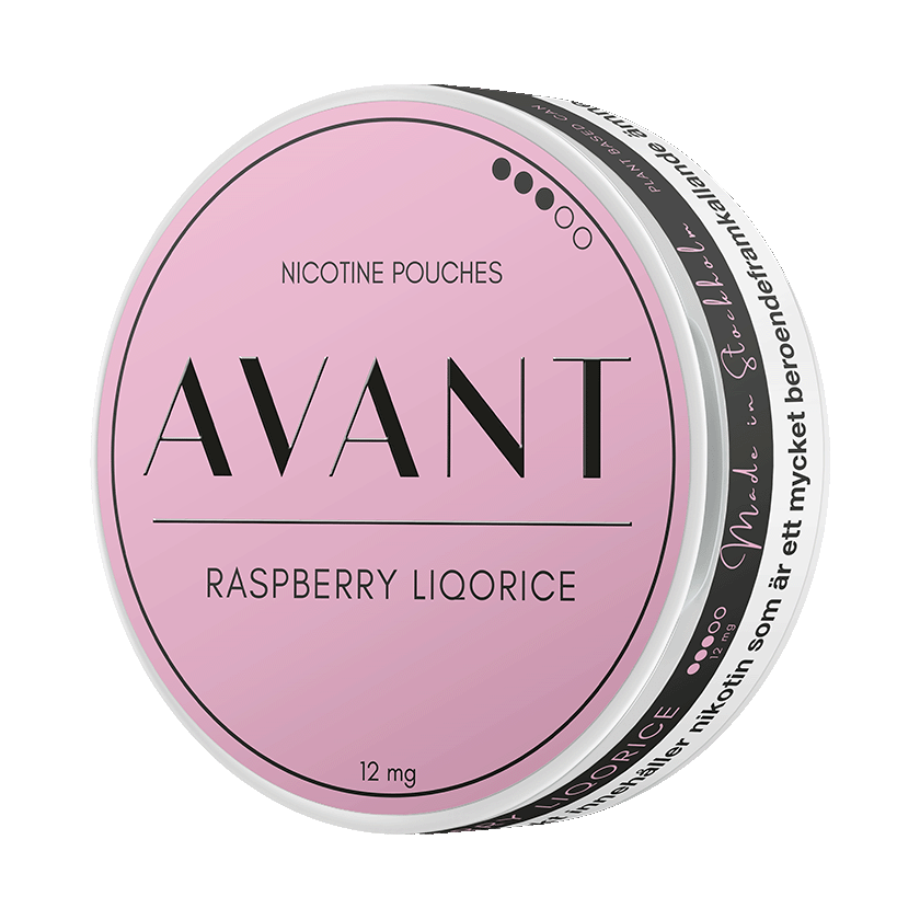 Avant Raspberry Liqorice 3 - nikotinpåsar