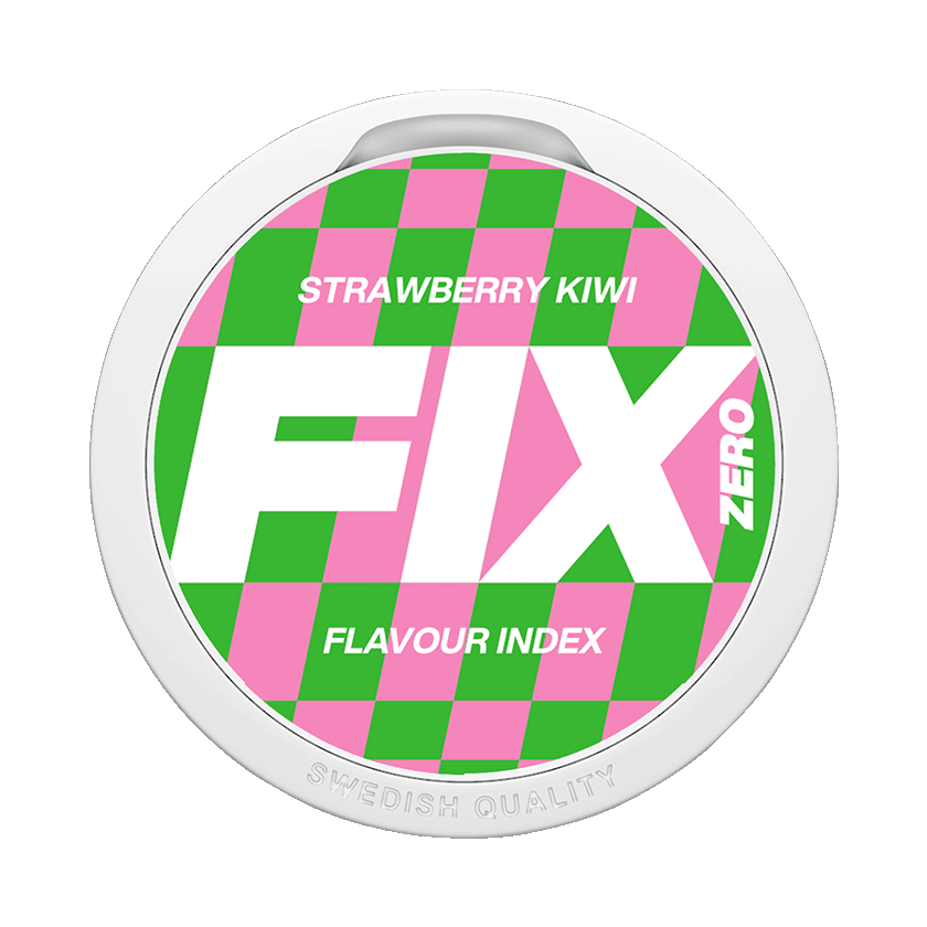 Fix Fix Strawberry Kiwi Zero Normal – nikotinpåsar