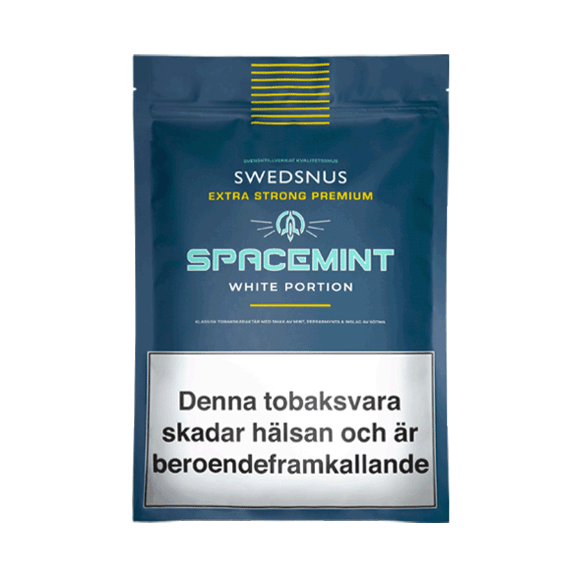 Swedsnus Spacemint White Portion Extra Strong Premium 300 dosa