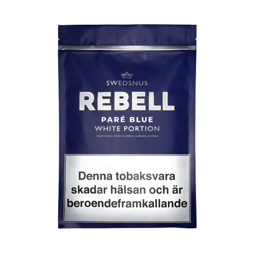 Swedsnus Rebell Paré Blue Portion 300 dosa