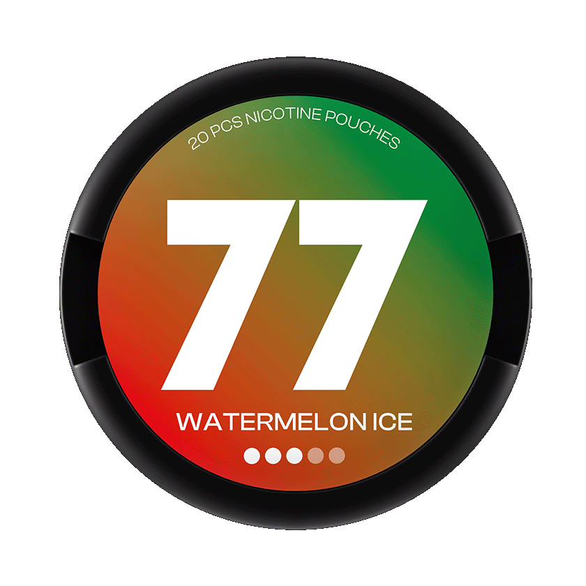 77 77 Nicotine Pouches Watermelon Ice 3 Strong – nikotinpåsar