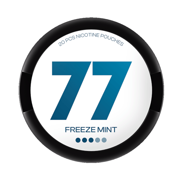 77 Nicotine Pouches Freeze Mint