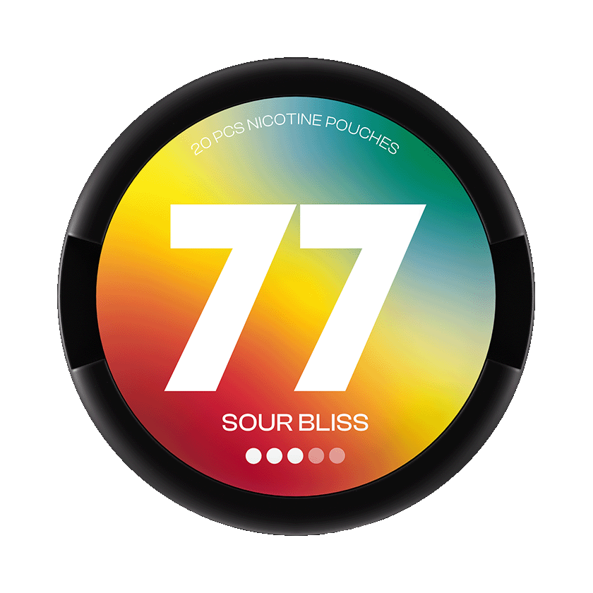 77 Nicotine Pouches Sour Bliss 3 - nikotinpåsar