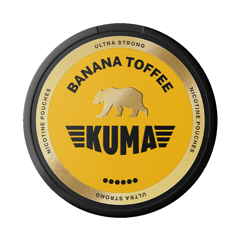 Kuma KUMA Banana Toffee Ultra Strong Strong – nikotinpåsar
