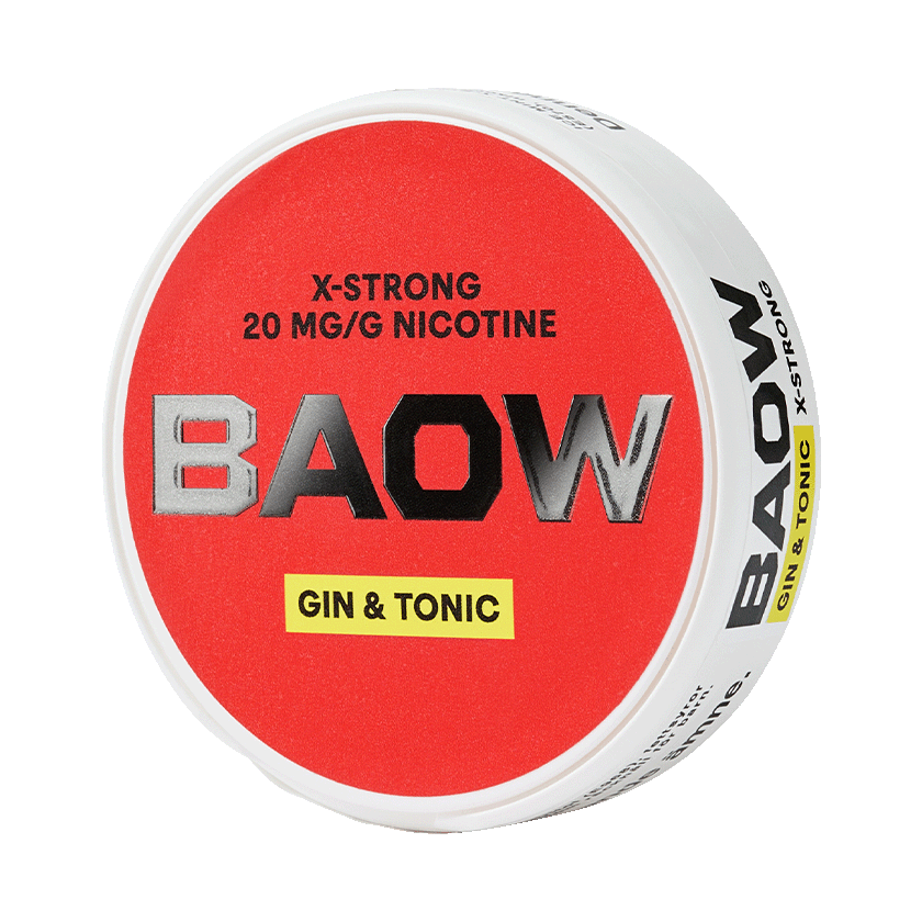 Baow BAOW Gin & Tonic X-Strong Strong – nikotinpåsar