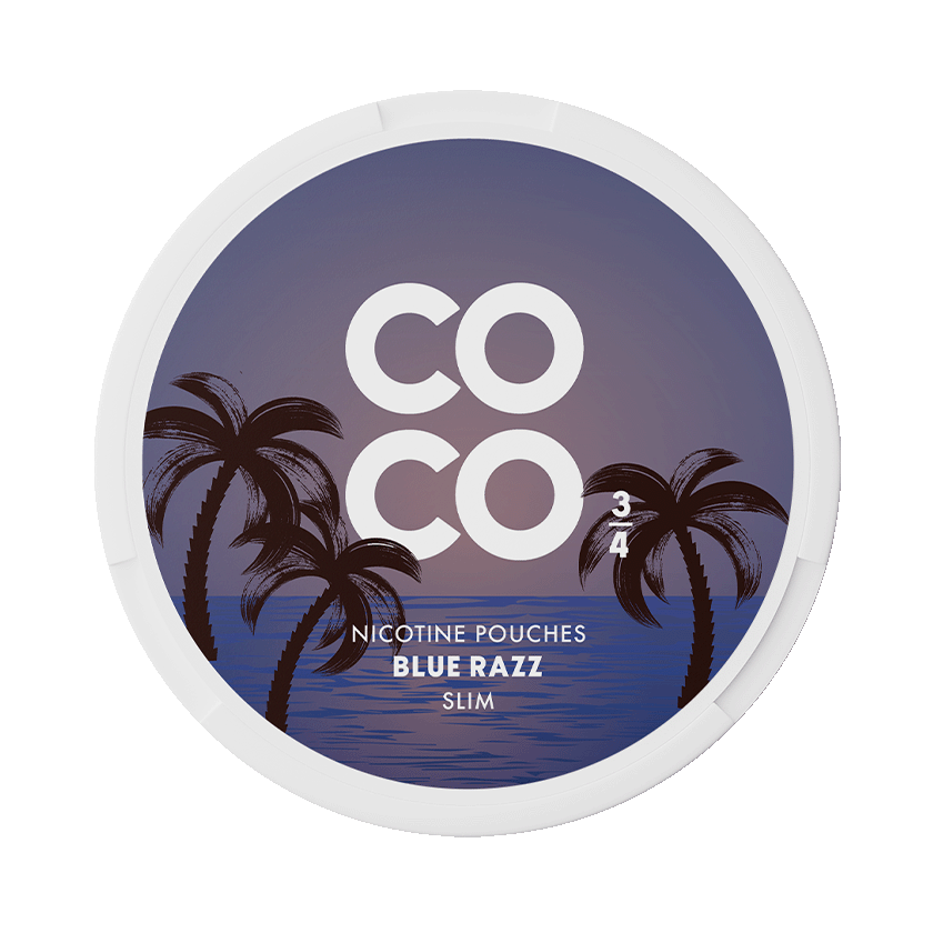Coco COCO Blue Razz Slim 3 Normal – nikotinpåsar
