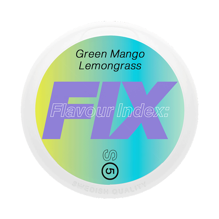 Fix FIX Green Mango Lemongrass S5 Strong – nikotinpåsar