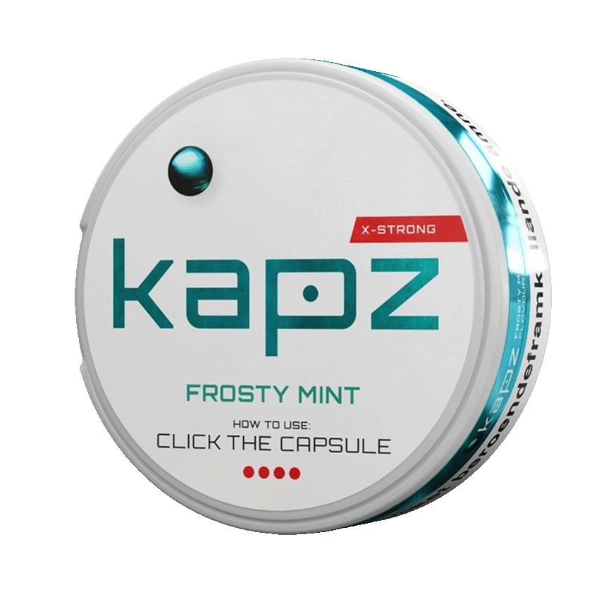 Kapz Kapz Frosty Mint Mini Extra Strong Strong – nikotinpåsar