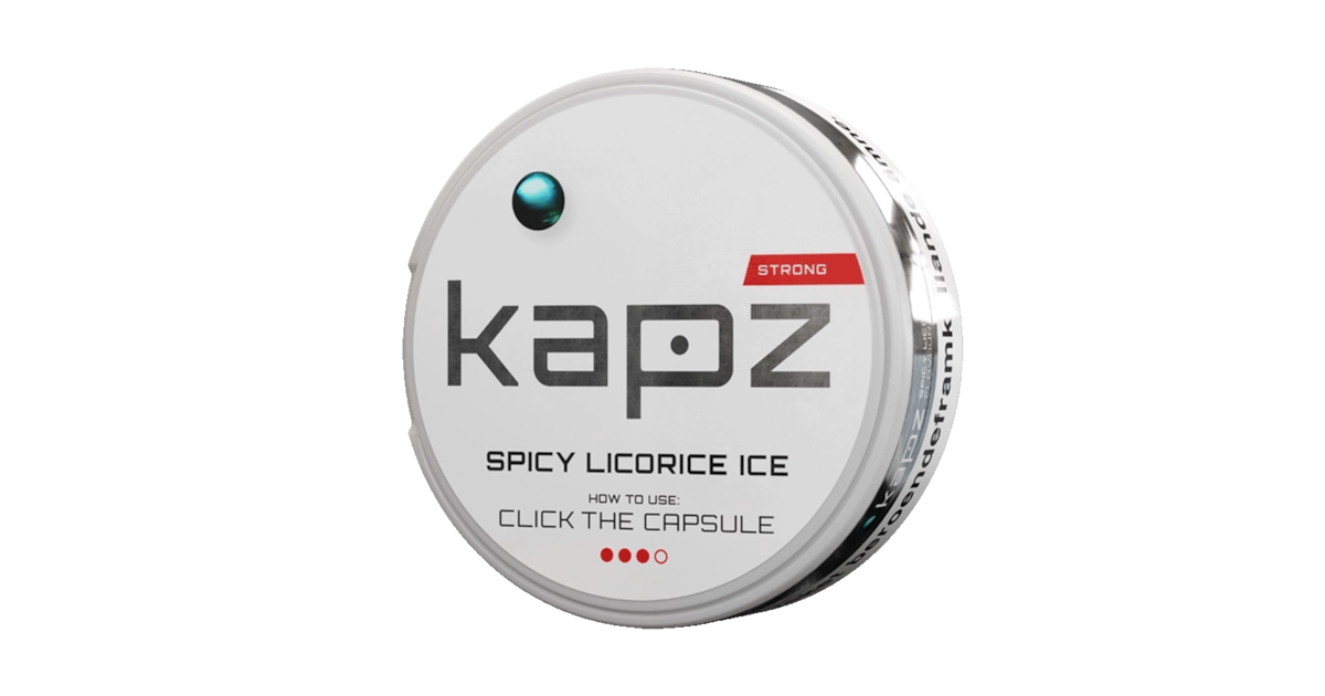 Kapz Spicy Licorice Ice Strong Mini 7,9mg