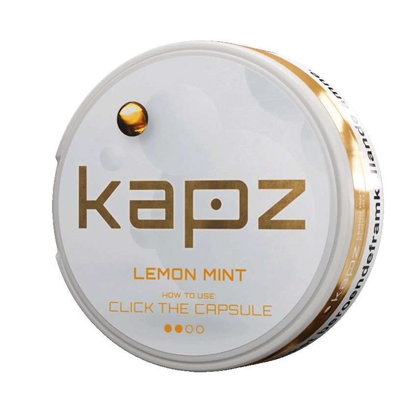 Kapz Lemon Mint Mini S2 - nikotinpåsar