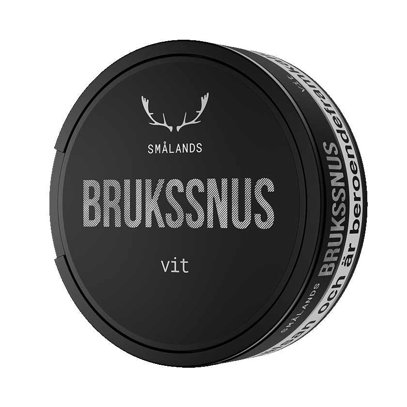 Smalandsbrukssnus Smålands Brukssnus Vit Normal - nikotinpåsar